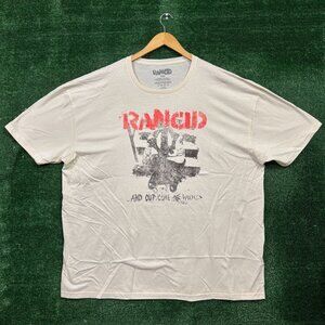 Rancid And Out Come the Wolves Punk Rock Band T-Shirt Size XXXL